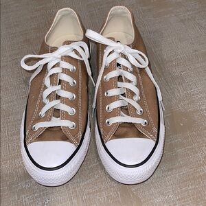 Classic Tan Canvas Sneakers